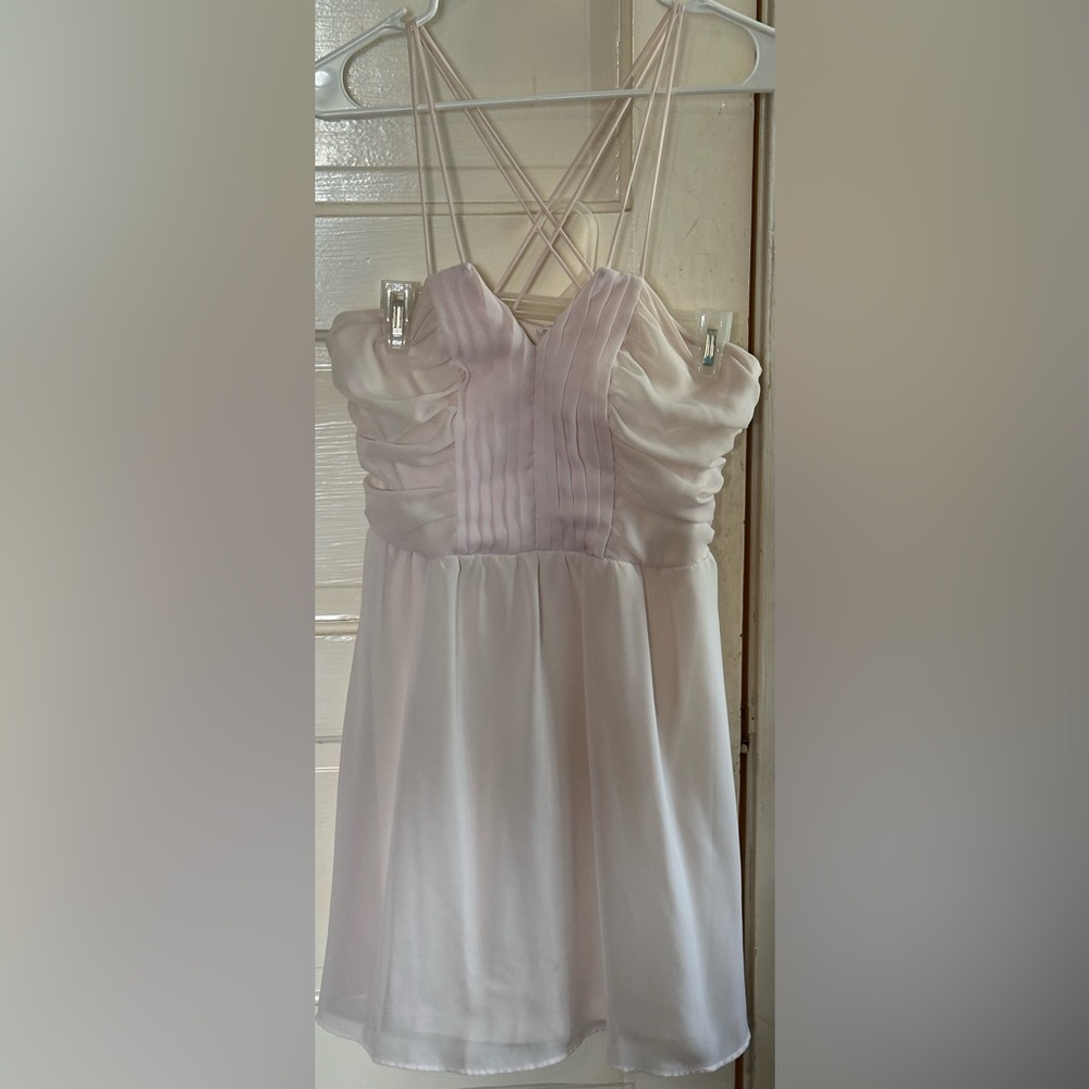 Baby pink chiffon material